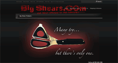 Desktop Screenshot of bigshears.com