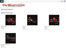 Tablet Screenshot of bigshears.com
